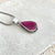 Ruby Red Quartz Teardrop Astrid Pendant
