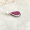 Ruby Red Quartz Teardrop Astrid Pendant