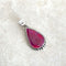 Ruby Red Quartz Teardrop Astrid Pendant