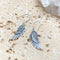 Silver Dove Wing Earrings