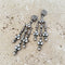 Silver & Seed Pearl Indian Earrings - Banjara Kundan