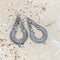 Sterling SIlver Tribal Design Earrings