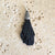 Black Tourmaline Pendant - Raw