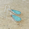 Amazonite Teardrop Earring & Pendant Set - Melita