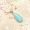 Amazonite Teardrop Earring & Pendant Set - Melita