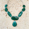 Emerald Quartz Necklace & Earring Set - Grace