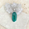 Emerald Green Quartz Large Oval Pendant - Grace