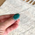 Emerald Green Quartz Oval Ring - Jyoti