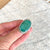 Emerald Green Quartz Oval Ring - Jyoti