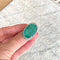 Emerald Green Quartz Oval Ring - Jyoti