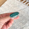 Emerald Green Quartz Long Oval Ring - Jyoti