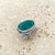 Emerald Green Quartz Large Oval Ring - Kumari