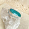 Emerald Green Quartz Long Oval Ring - Jyoti