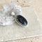 Onyx Oval Gemstone Pendant - Anjali