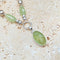 Prehnite & Crystal Quartz Beaded Necklace