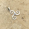 Silver Celtic Triskelion Pendant