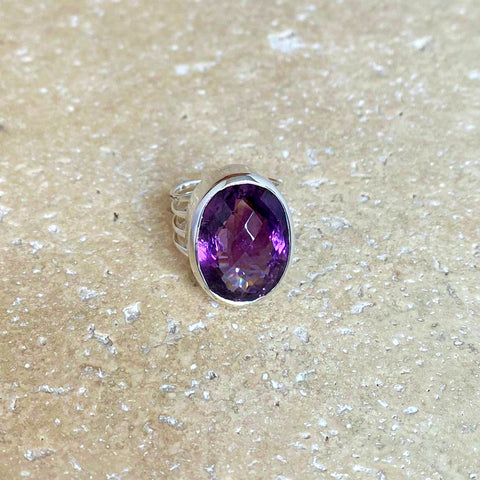 Amethyst Ring - Lila