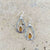 Citrine Earrings with Teardrop Gems- Uma