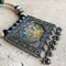 Silver Ganesh Miniature Painting Necklace