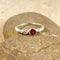 Garnet Mini Boho Designed Ring - Gypsy
