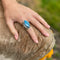 Labradorite Marquise Gemstone Ring - Kumari
