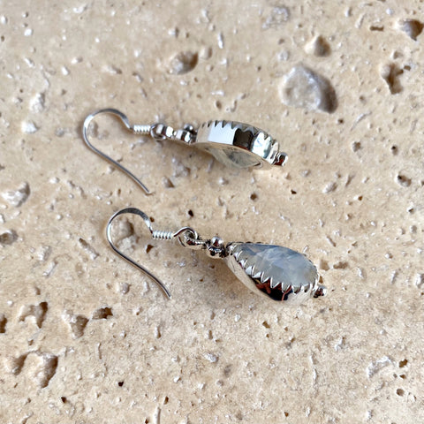 Rainbow Moonstone Earrings - Rana