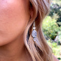 Rainbow Moonstone Earrings - Freja
