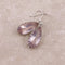 Rose Quartz Teardrop Earrings - Melita