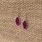 Ruby Quartz Earrings - Melita