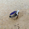 Sapphire Quartz Ring with elegant, long marquise gemstone- Devani