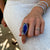 Sapphire Quartz Ring with elegant marquise gemstone- Devani
