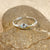 Topaz Dainty Ring with a hint of Gold - Issie