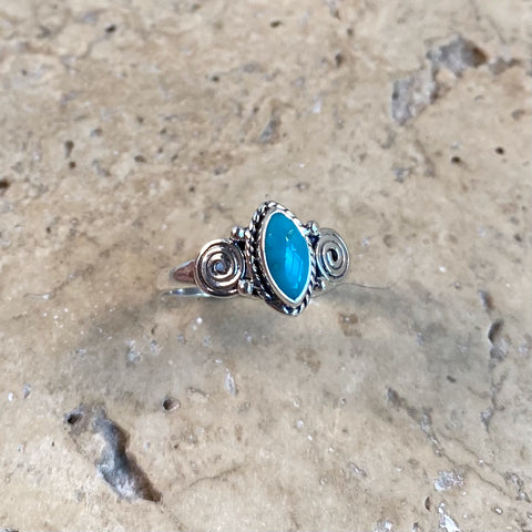 Turquoise Ring - Mini Boho