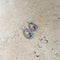 Amethyst Earrings with Teardrop Gems - Uma