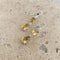 Citrine Gemstone Earrings with a Claw Setting - Gigi