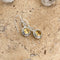 Citrine Round Gemstone Earrings - Jyn
