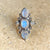 Rainbow Moonstone Ring - Kailash