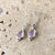 Rose Quartz Teardrop Earrings - Ciara