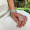 Rose Quartz Large Cushion Cut Ring - Stella