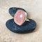 Rose Quartz Large Cushion Cut Ring - Stella