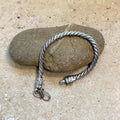 Sterling Silver Twisted Rope Bracelet