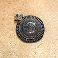 Silver Mandala Pendant with Artisan Detailing - Banjara
