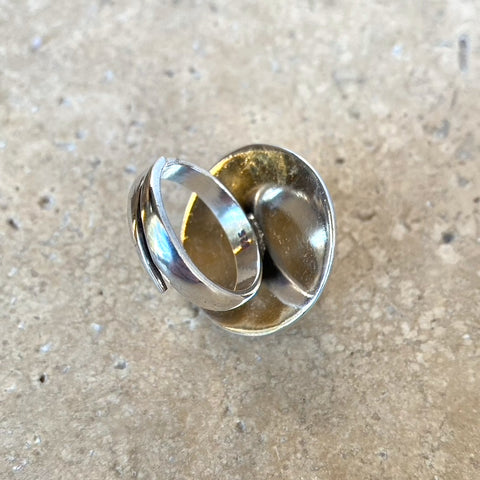 Sterling Silver Filigree Cone Ring - 02