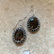 Smoky Quartz Earrings & Pendant Set with Oval Gemstones - Mishka