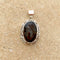 Smoky Quartz Large Oval Pendant - Jali