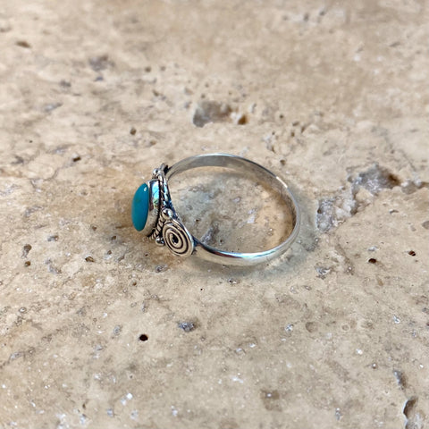 Turquoise Ring - Mini Boho