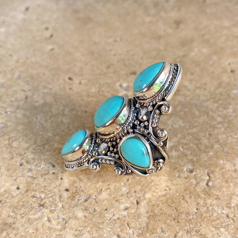 Turquoise Ring - Kailash